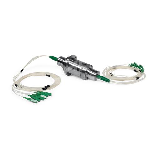 6-Kanal Lichtwellenleiter Drehkupplung Singlemode x.40 LC-APC IP50 Produktbild