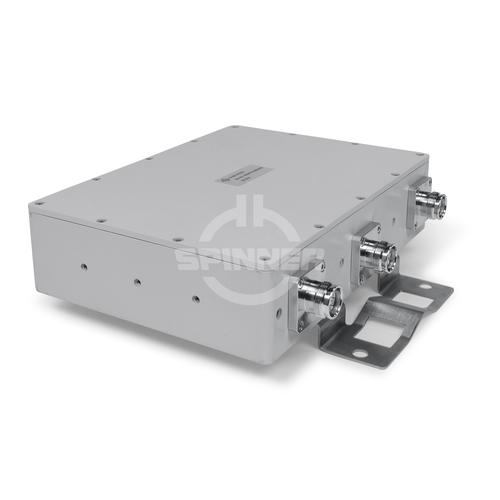 Multiband-Triplexer 400 MHz 4.3-10 Buchse Produktbild Front View L