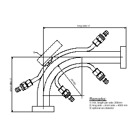 Rechteck-Hohlleiter E-Bogen R 32 Produktbild