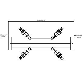 Rechteck-Hohlleiter R 32 gerades Leitungsstück Produktbild