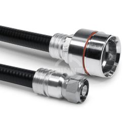 Konfektioniertes Koaxialkabel SF 1/2"-50-PE-LF 7/8"-50-PE cable clamp N Stecker LF 7/8" (50 Ω) 1 m Produktbild