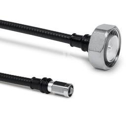Konfektioniertes Koaxialkabel SF 1/4"-50-PE 7-16 Stecker NEX10® Stecker verschraubt 3 m Produktbild