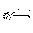 Gelenk-Hakenschlüssel Produktbild Side View S