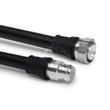 Konfektioniertes Koaxialkabel SF 1/2"-50-PE 4.3-10 Stecker verschraubt N Buchse 8 m Produktbild