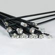 Konfektioniertes Koaxialkabel SF 1/2"-50-PE-LF 7/8"-50-PE cable clamp 4.3-10 Stecker verschraubt LF 7/8" (50 Ω) 0,5 m Produktbild