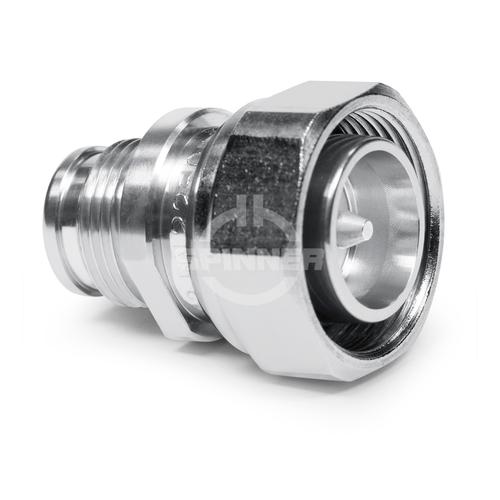 4.3-10 male screw to 2.2-5 female adapter product photo Front View L
