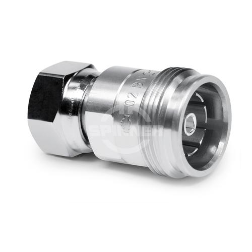 4.3-10 female to 2.2-5 male screw adapter product photo Front View L
