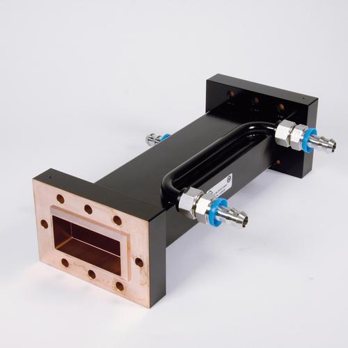 Rigid rectangular waveguide R 32 straight line section 304 mm LIL product photo Front View L