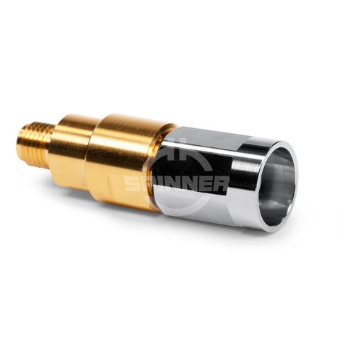 NEX10® male screw to 3.5 mm female DC-20 GHz precision adapter product photo Front View L