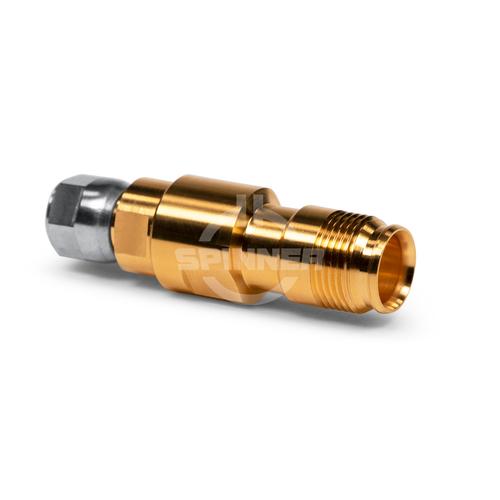NEX10® female to 3.5 mm male DC-20 GHz precision adapter product photo Front View L