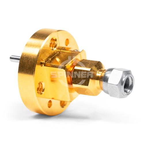 R 1.4k to 0.8 mm male 110-165 GHz precision adapter product photo Front View L
