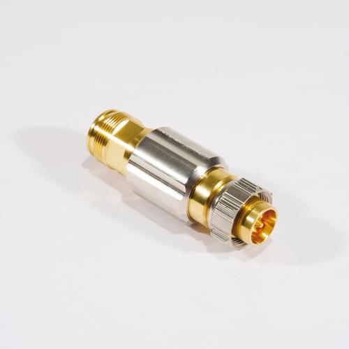 Precision through DC-12 GHz 4.3-10 male screw to 4.3-10 female product photo Front View L