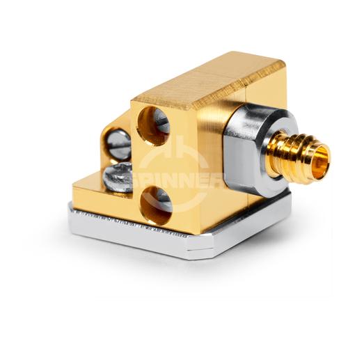 PCB launch connector 1.0 mm female DC-110 GHz PCB thickness up to 2.2 mm product photo Front View L