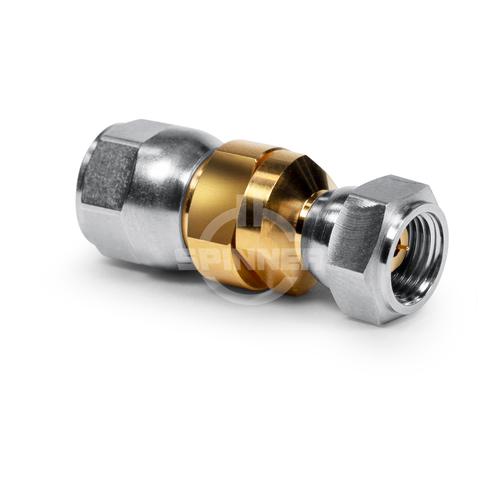 1.85 mm male to 1.35 mm male DC-70 GHz precision adapter product photo Front View L