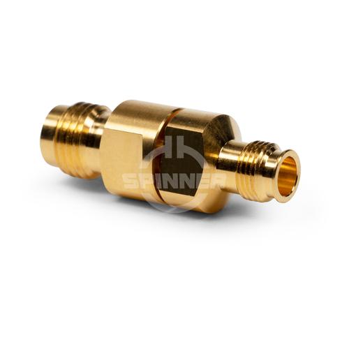 1.85 mm female to 1.35 mm female DC-70 GHz precision adapter product photo Front View L