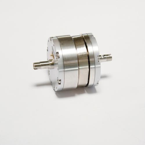1 channel fiber optic rotary joint singlemode FC-PC IP40 with contactless power transmission product photo Front View L