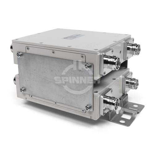 Double Multiband diplexer DC-490/ 694-2700, 3300-3800 MHz 4.3-10 female DC  all - BN: 570763 - Product Finder SPINNER GmbH