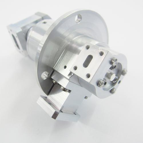 2 channel rotary joint style U 14.0-14.5 GHz / 29.4-31.0 GHz R 140 product photo Front View L