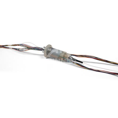 1 channel singlemode fiber optic rotary joint with slip ring product photo Front View L