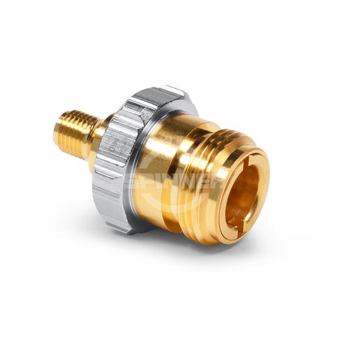 N female to 3.5 mm female DC-18 GHz precision adapter product photo Front View L