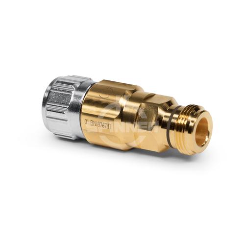 N male to N female (50 Ω/75 Ω) DC-18 GHz precision adapter product photo Front View L