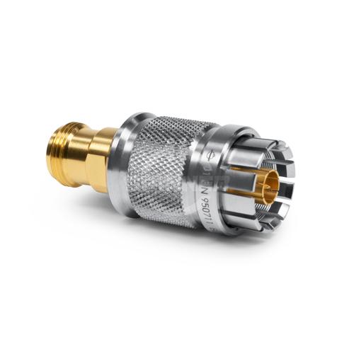 N male push-pull to N female DC-18 GHz precision adapter product photo