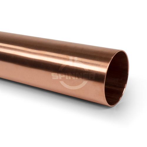 Rigid line outer conductor 4 m tube copper 1 5/8" EIA / BT-D / SMS-2 product photo Front View L