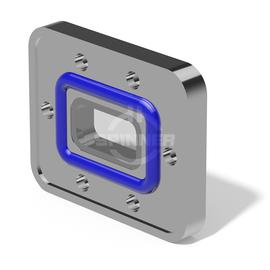 Waveguide pressure window R 120 PDR-UDR silver plated product photo