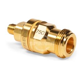N female to 3.5 mm female (50 Ω/75 Ω) DC-20 GHz precision adapter product photo