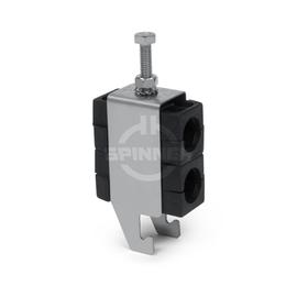Spinner FlexFix® double stack cable hanger block for LF 1/2" product photo