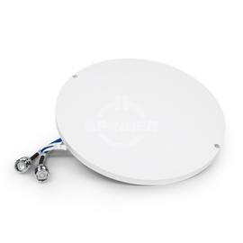MIMO 2-port thin HH-Pol omni chip in-building antenna 694-4000 MHz 6 dBi 360° 4.3-10 female product photo