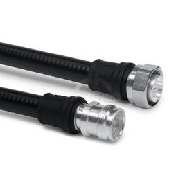 Coaxial jumper cable assembly SF 1/2"-50-CPR 4.3-10 male screw 4.3-10 female 2 m product photo