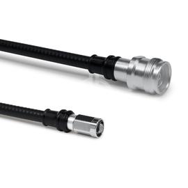 Coaxial jumper cable assembly SF 1/4"-50-PE 4.3-10 female NEX10® male screw 4 m product photo