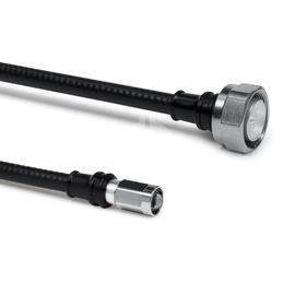 Coaxial jumper cable assembly SF 1/4"-50-PE 4.3-10 male screw NEX10® male screw 2 m product photo