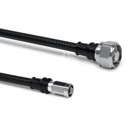 Coaxial jumper cable assembly SF 1/4"-50-PE N male NEX10® male screw 1 m product photo