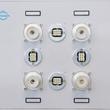 4-port patch panel DC-860 MHz 1 5/8" USL-D 1 5/8" EIA IL-1-4 product photo
