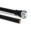 Coaxial jumper cable assembly SF 1/2"-50-PE 4.3-10 male push-pull open cable termination (pigtail) 4 m product photo
