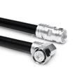 Coaxial jumper cable assembly SF 1/2"-50-CPR 4.3-10 male right angle screw 4.3-10 female 1 m product photo