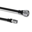 Coaxial jumper cable assembly SF 1/4"-50-PE N male NEX10® male screw 4 m product photo