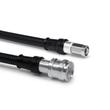 Coaxial jumper cable assembly SF 3/8"-50-PE 4.3-10 female NEX10® male screw 0.2 m product photo
