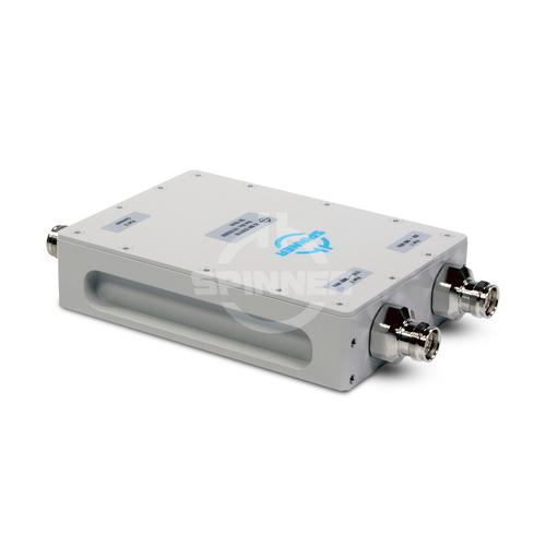 Multiband diplexor 300/800/900/1800/ 2100/2400/2600/3800 MHz 4.3-10 enchufe DC port 1 a 3 Imagen del producto