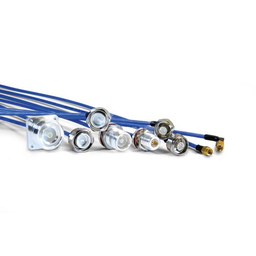 Cable coaxial confeccionado SX 141-50-FEP N enchufo NEX10® clavija para atornillar 1.5 m Imagen del producto Front View L