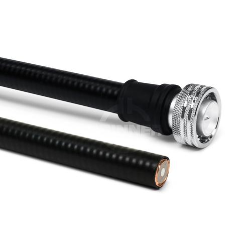 Cable coaxial confeccionado SF 1/2"-50-PE 4.3-10 clavija push-pull terminación de cable abierta (pigtail) 4 m Imagen del producto Front View L