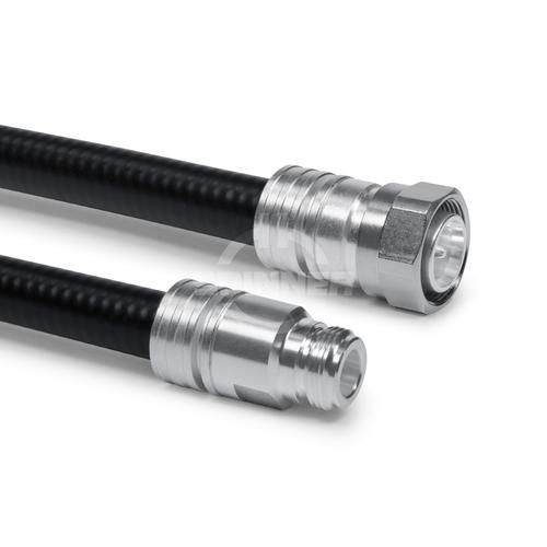 Cable coaxial confeccionado SF 1/2"-50-PE 4.3-10 clavija para atornillar N enchufo 2 m Imagen del producto Front View L