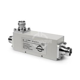 Divisor de potencia coaxial asimétrico 30 dB IP65 300 W 694-2700 MHz 4.3-10 enchufe Imagen del producto