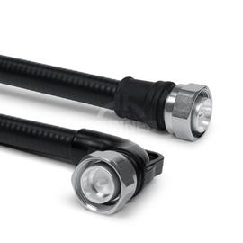Cable coaxial confeccionado SF 1/2"-50-CPR 4.3-10 clavija para atornillar 4.3-10 clavija ángulo para atornillar 6.5 m Imagen del producto