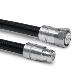 Cable coaxial confeccionado SF 1/2"-50-CPR 4.3-10 clavija para atornillar N enchufo 1 m Imagen del producto