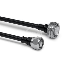 Cable coaxial confeccionado SF 1/4"-50-PE 4.3-10 clavija push-pull N clavija 2 m Imagen del producto