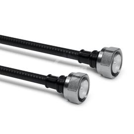 Cable coaxial confeccionado SF 1/4"-50-PE 4.3-10 clavija para atornillar 4.3-10 clavija para atornillar 0.5 m Imagen del producto