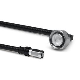 Cable coaxial confeccionado SF 1/4"-50-PE 4.3-10 clavija ángulo para atornillar NEX10® clavija para atornillar 5 m Imagen del producto